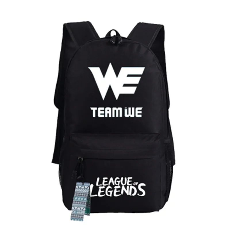  WE Term DOTA League of legends LOL OMG WE S6SKT1 Backpack Book Students Shoulder Bag Cosplay Gift 4