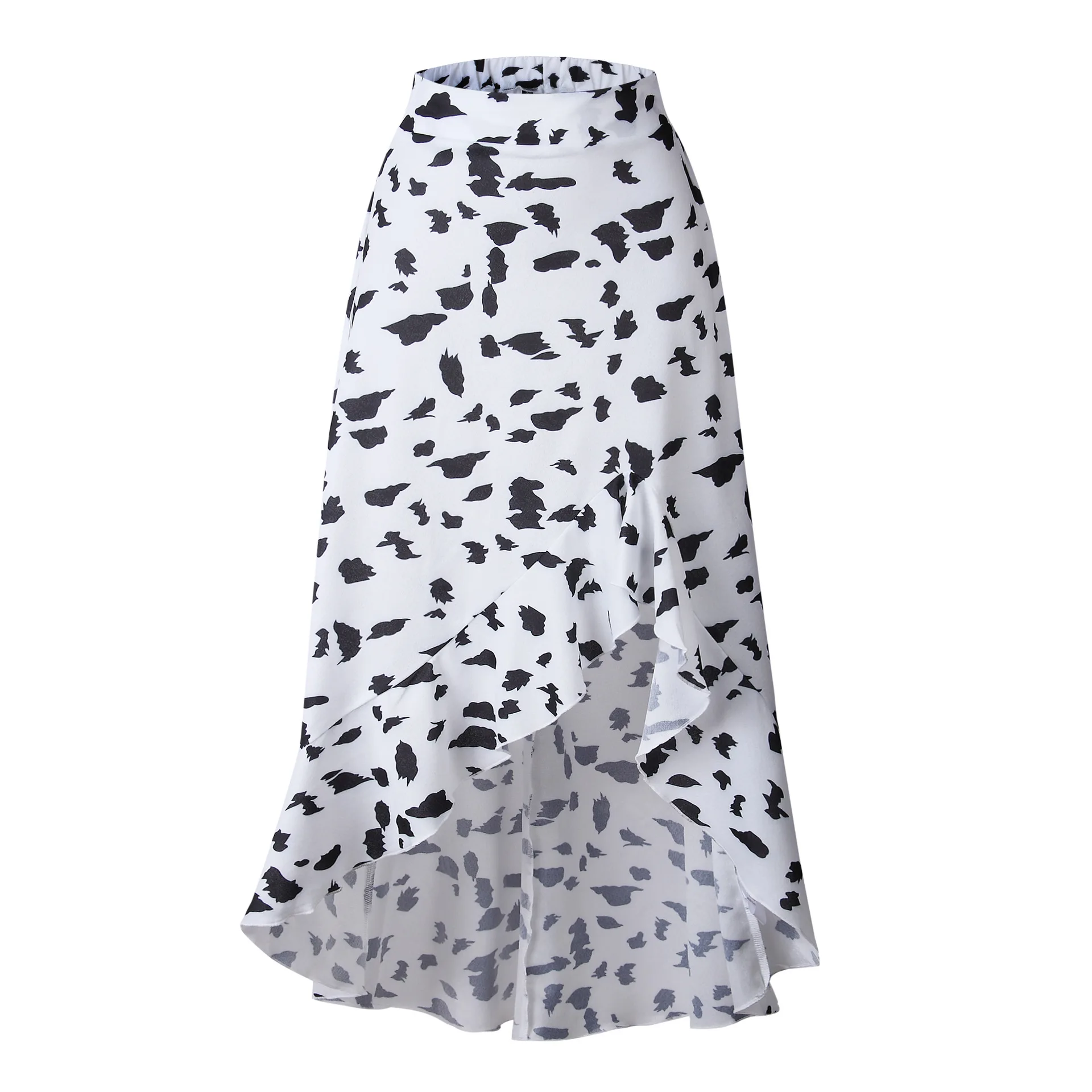Missufe летние Многослойные Шорты с высокой талией и оборками Femmes короткая однотонная тонкая мини-юбка шорты для женщин