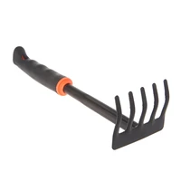 1Pc Portable Digging Tool Mini Steel Rake For Home Garden Transplanting Tool 1