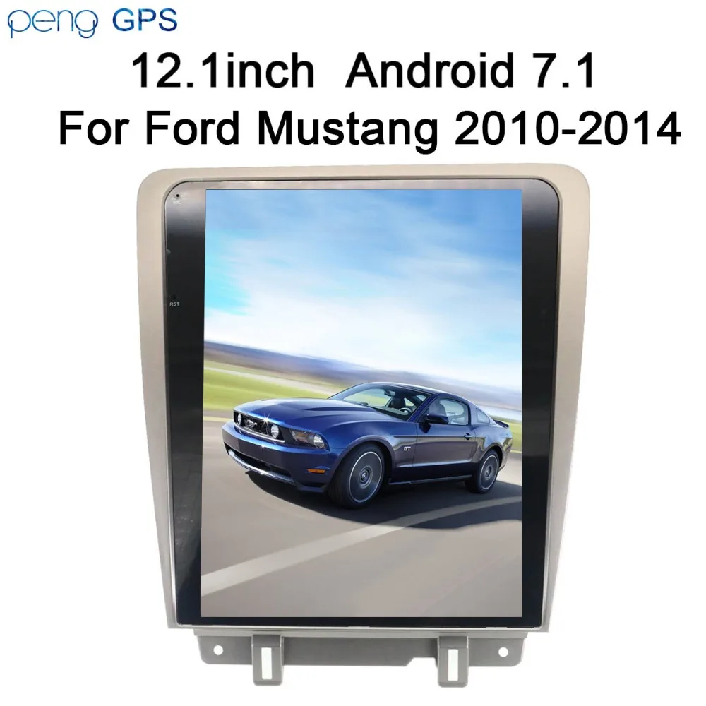 Тесла стиль Android радио dvd плеер автомобиля gps навигации для Ford Mustang 2010 2011 2012 2013 2014