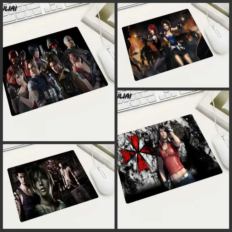 

XGZ Film Rubber Rectangular Mouse Pad 25X20 29X25cm Keyboard Player Mat To Give Family Customized Gifts for Resident Evil Lol