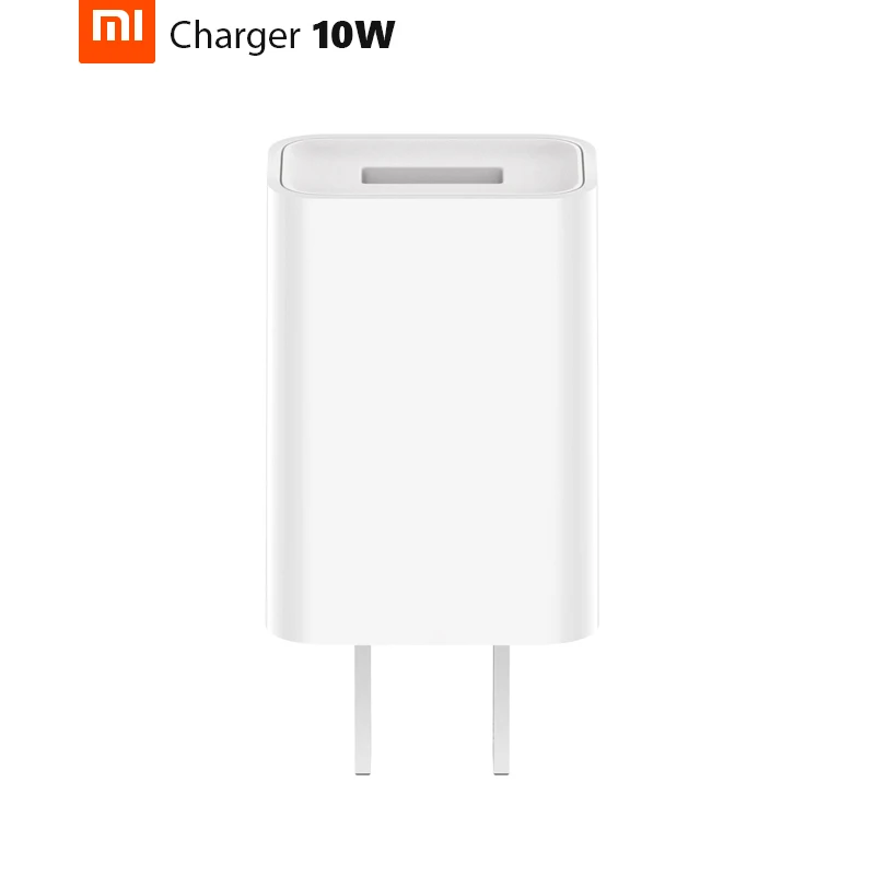 Xiaomi Зарядное устройство 10 Вт MDY-08-EF Выход 5В = 2A Вход AC100-240V 50/60Hz 0.35A 29,8g 58x30x22 мм