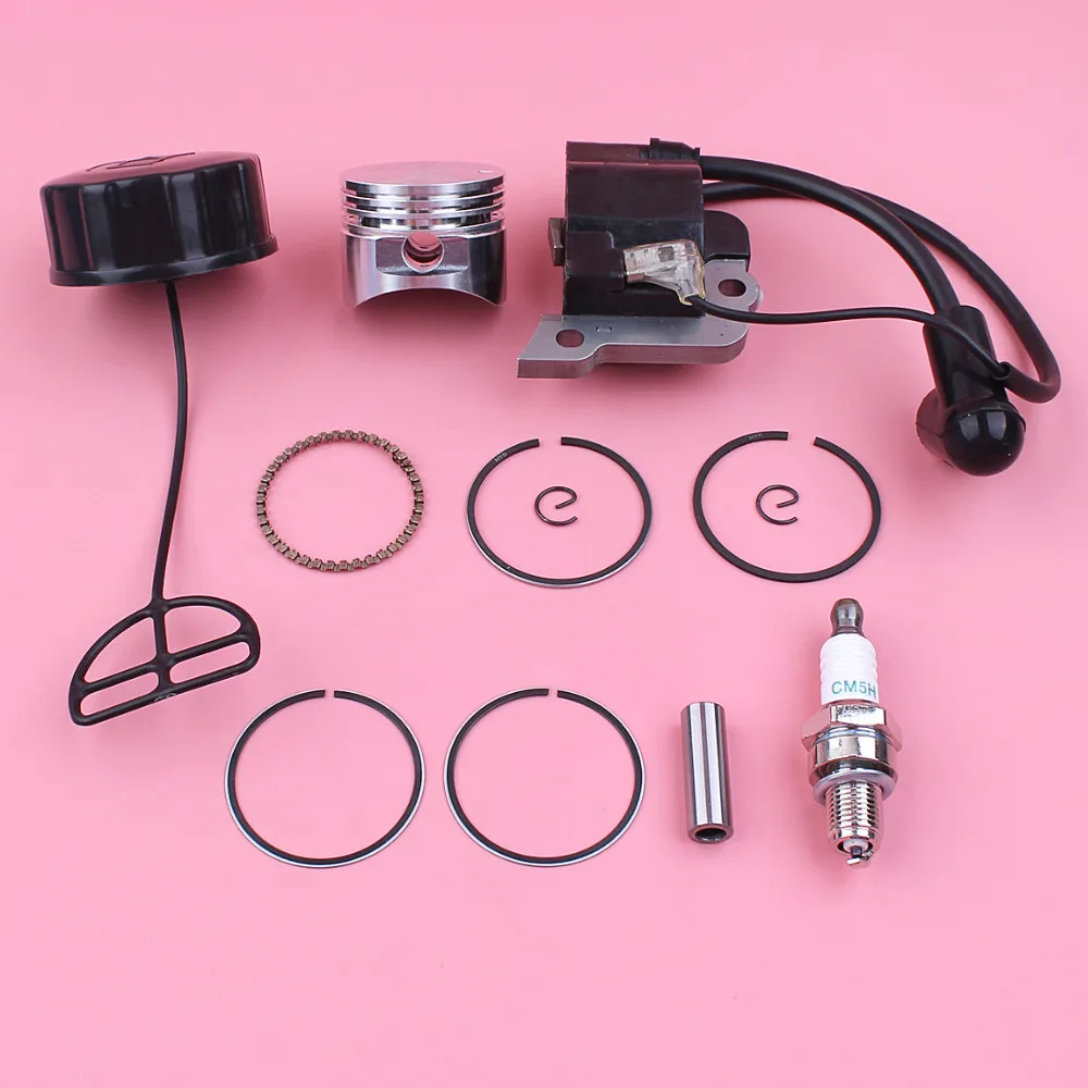 Ignition Coil 35mm Piston Spark Plug Fuel Tank Cap Kit For Honda GX25 GX 25 4 Stroke Trimmer Brush Cutter Lawn Mower Engine Part Ignition Coil 35mm Piston Spark Plug Fuel Tank Cap Kit For Honda GX25 GX 25 4 Stroke Trimmer Brush Cutter Lawn Mower Engine Part