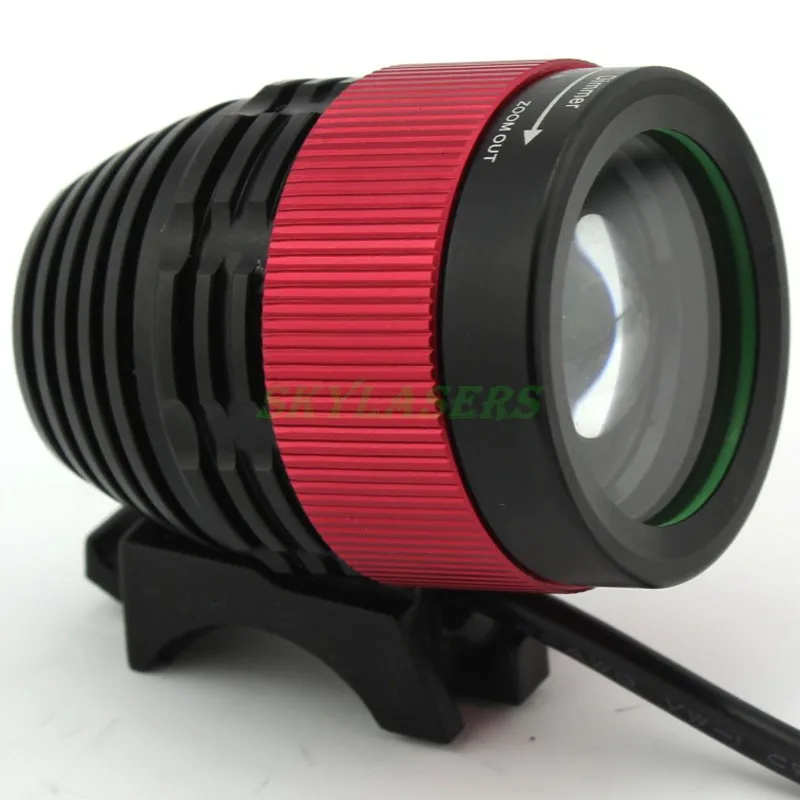 Zoomable CREE XM-L T6 LED Bike Light Bicycle Front Lamp Headlight Headlamp Head Lamp 84V Battery Pack Free Shipping