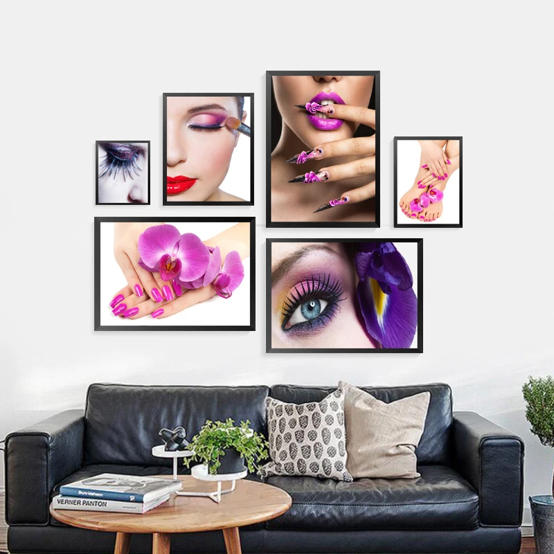 Buy Fashion Beautiful Makeup Canvas Art Print Painting