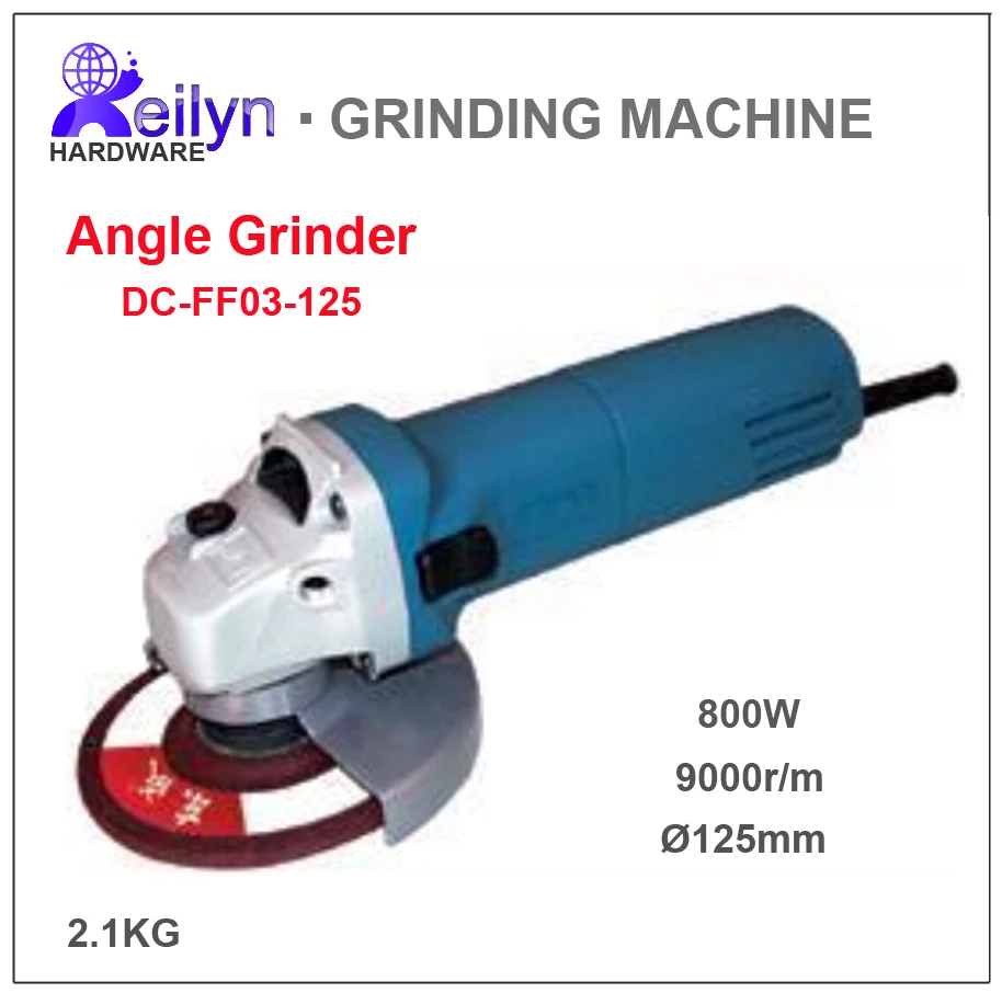 220V 800W 9000r/m Wheel Dia 125mm Angle Grinder Polishing Tool Grinding Machine DC-FF03-125 angle-grinder-grinding-wheel : image 220V 800W 9000r/m Wheel Dia 125mm Angle Grinder Polishing Tool Grinding Machine DC-FF03-125 angle-grinder-grinding-wheel