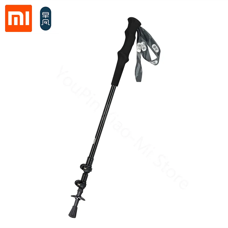 

Xiaomi Light Walking Stick Carbon fiber metal T-handle Telescopic Trekking Poles Outdoor Hiking Poles Walking Cane 222gdamp