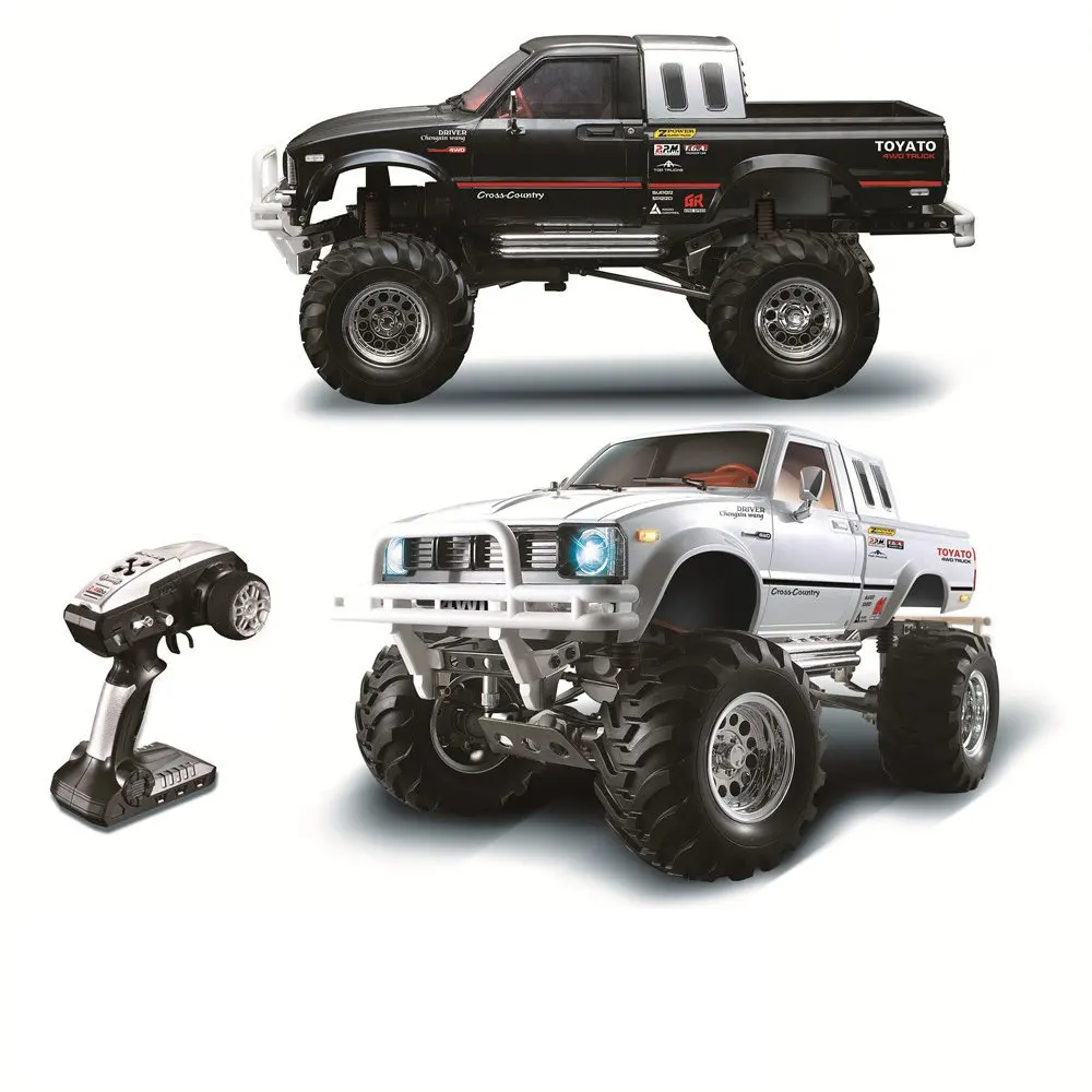 HG P407 1/10 2,4G 4WD 3CH матовый ралли Rc автомобиль TOYATO Металл 4X4 пикап Рок Гусеничный RTR игрушка черный белый подарки для мальчиков Дети