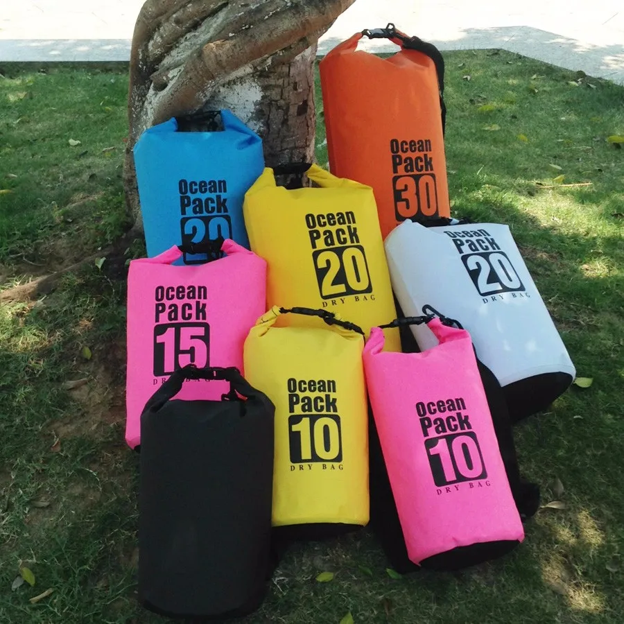 2016 Outdoor Drifting Waterproof Bags 10L Beach Bucket PVC Tarpaulin Barrel Pouch Sack Kayaking Dry H109 Free Shipping (4)