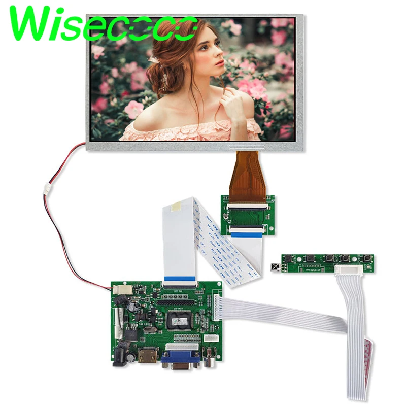 7 дюймов 800x400 TFT ЖК-дисплей 50pin LVDS с HDMI VGA 2AV плата контроллера