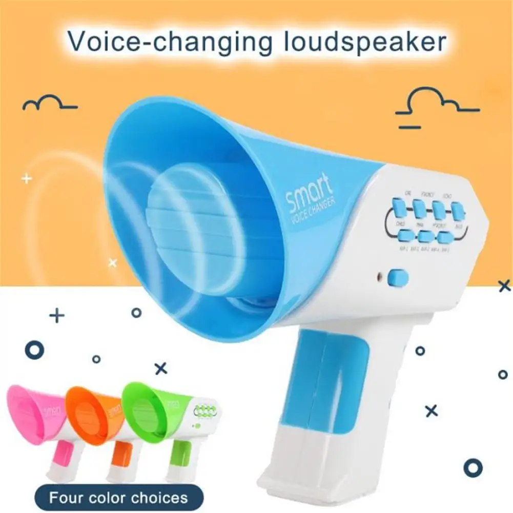 RCtown Funny Kids Mini Hand Horn Shape Loudspeaker Voice-changing Puzzle Toy