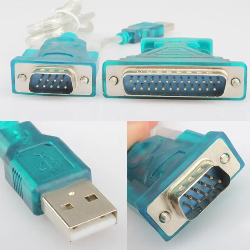 

2019 New USB 2.0 To RS232 Com Port 9 PIN SERIAL DB25 DB9 Adapter Cable Converter A#V9