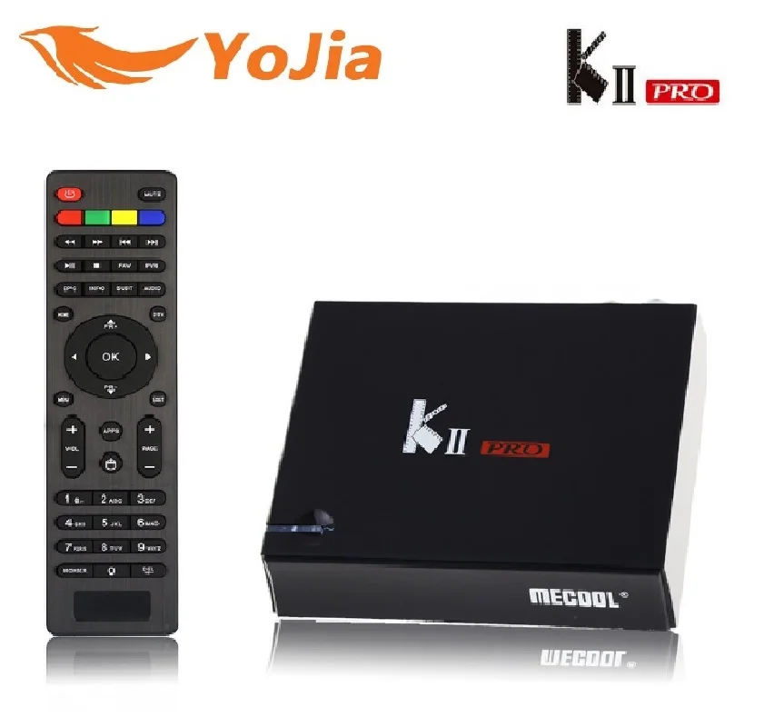 MECOOL KII PRO Android 7.1.1 ТВ приставка DVB-S2 DVB-T2 K2 PRO Amlogic S905D четырехъядерный 2G16G 4K Cline NEWCAMD 2,4/5 GHz двойной Wifi