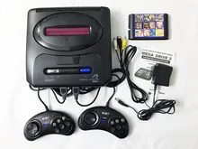 16 бит SEGA MD 2 Игровая Консоль с НАМИ и япония Переключатель Режима, Оригинальный SEGA ручки Экспорта России с 105 классических игр