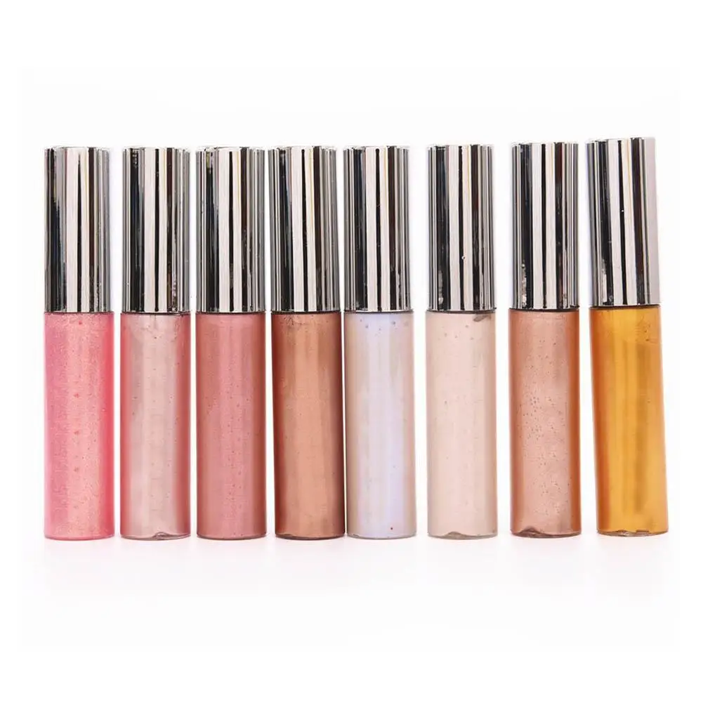 Liquid Highlighter Shimmer Lips Face Bronzer Countour Glow Makeup 8