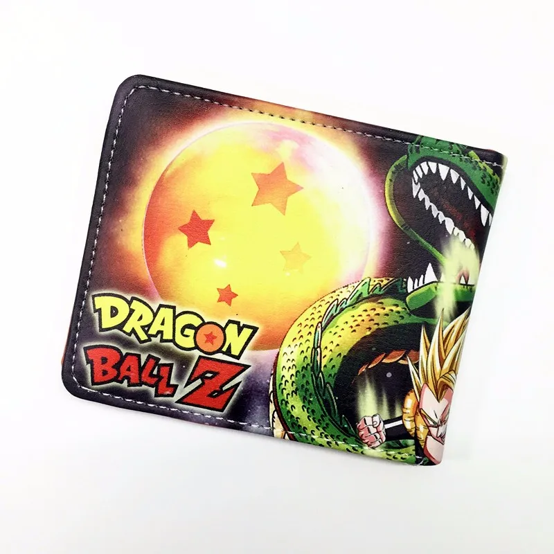 Классический Аниме Dragon Ball Z кошелек молодых мужчин и женщин Короткие Кошельки для студентов японский мультфильм комикс кошелек доллар