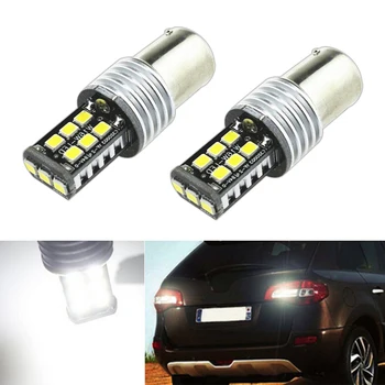 

2x Error Free LED Bulbs For Backup Reverse Light 1156 p21w ba15s 2835 CREE Chip For volvo xc90 xc60 v70 s80 s40 v60 c30 v50