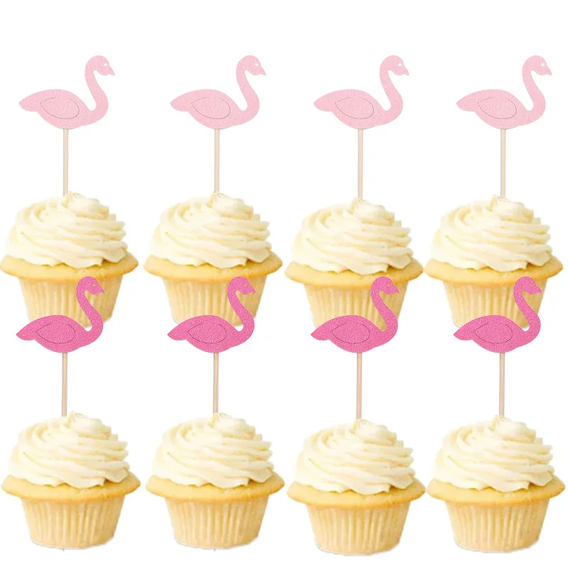 Multicolor 30pcs 30 50 60pc Rose Flamant Rose Decoration De Gateau Gateau Choix Cupcake Decoration Pour Ete Hawaii Anniversaire Cdiscount Maison