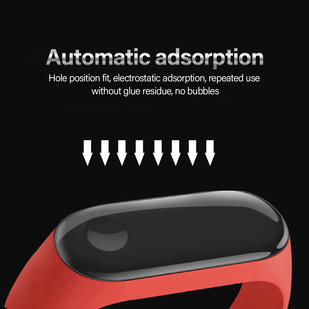 Защитная пленка для Xiaomi mi 3 Band защита экрана из ТПУ стеклянные пленки ремешка
