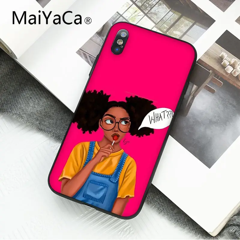 African Beauty Afro Puffs Melanin Poppin  Black Girl