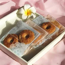 7*7+ 3 см оптом,, 100 шт/партия милые кружевные нижние Самоклеющиеся сумки ручной работы мыло упаковка биквитов сумка