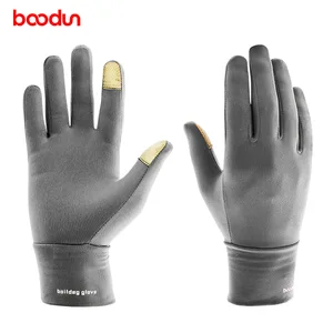 BOODUN, ветрозащитные перчатки для спорта на открытом воздухе, для вождения, бега, пешего туризма, зимние варежки для велосипеда, велосипедные перчатки для мужчин и женщин, перчатки - изображение