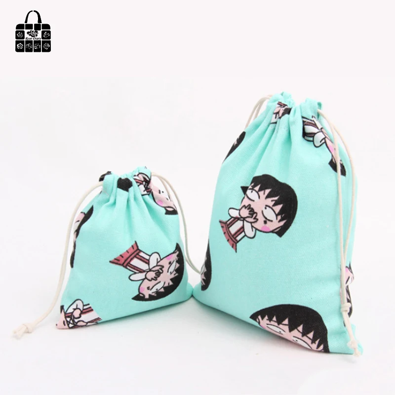 RoseDiary Animated Cartoon 100 Cotton Bunch Pocket Portable Travel Accessorie Clothing Organizers Bag Toy Storage Bag Cute Purse RoseDiary Animated Cartoon 100 Cotton Bunch Pocket Portable Travel Accessorie Clothing Organizers Bag Toy Storage Bag Cute Purse