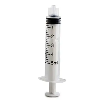 

SOSW-100 x 5ml 5.0cc Luer-Lock Sterile Syringe for Accurate Measuring