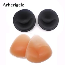 Arherigele, 2 пары силиконовых бюстгальтеров, Подушечка для увеличения груди, женский купальник, губка, пуш-ап бюстгальтер, Подушечка для груди, бюстгальтер бикини, грудь, бюстгальтер с чашечками, аксессуары