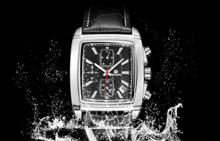 Montre en cuir, Montre décontracté multifonctionnelle