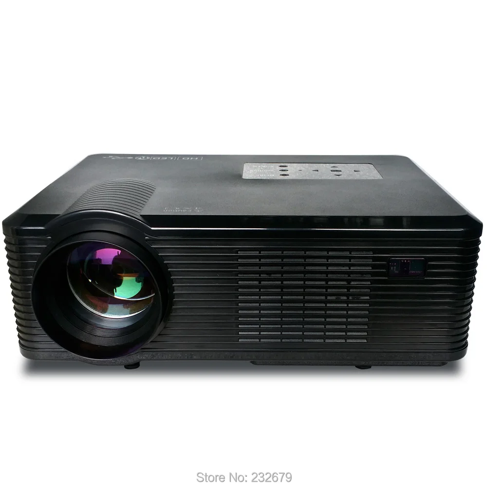 2400 Lumen Led HD Projector With hdmi usb vga tv Tuner Support 1080p 3D