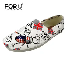 FORUDESIGNS/Модная женская обувь в британском стиле; удобная обувь на плоской подошве для беременных; парусиновые балетки-светильник на плоской подошве; обувь без застежки