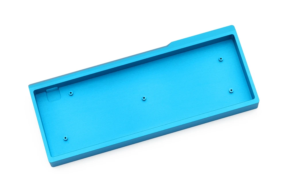 Anodized Aluminium case for bm43a bm43 40% custom keyboard acclive angle black silver grey yellow pink blue high profile