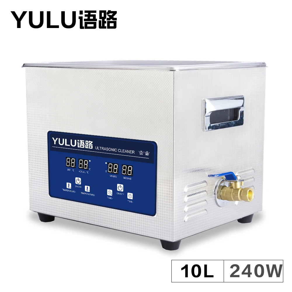 

Ultrasonic Cleaning Machine 10L Electronic Car Parts Oil Engine Parts Hardware Lab Instrument Bath Tank Mainboard Washer