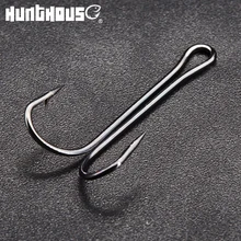 Hunthouse 2018 new fishing lure hooks Double Hook lengthy excessive carbon metal fishing deal with completely different sizes equiped with smooth lure