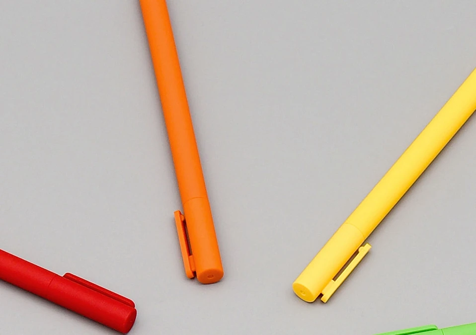 Newest 8 pcs  box  Xiaomi Mijia Youpin Kaco K1 gel pen with black 0.5 neutral pen Colorful colors black refill smooth writing (8)