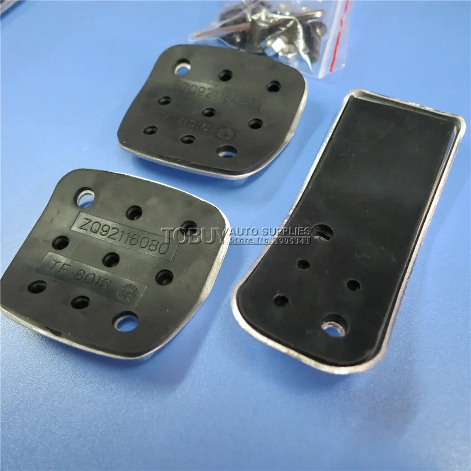  TTCR-II Car Accessories For Peugeot 206 CC 206CC MT/AT Accelerator Brake Clutch Foot Rest Foot Rest