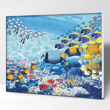 Хризантема номер картина маслом картины для уркашения стен для гостиной холст животное Цифровая живопись рисунки без рамки