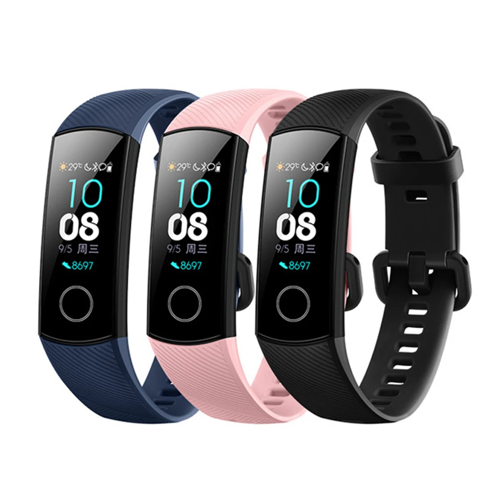 Original Huawei Honor Band 4 Fitness Tracker 5ATM Waterproof Smart Watch Band Band4 Wristband Smartwatch For iPhone 11 7 8 Plus