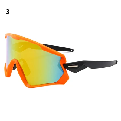 UV400 очки для велоспорта, солнцезащитные очки для горного велосипеда, ветрозащитные очки, уличные спортивные очки в большой оправе, гоночные очки для мужчин и женщин - Цвет: 3