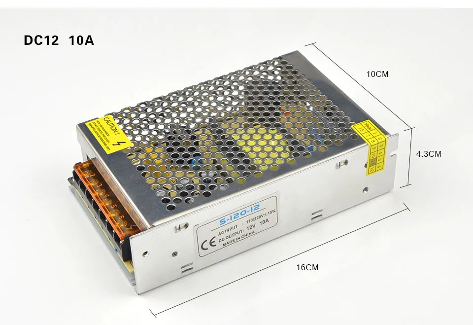 1.25A 2A 3.2A 5A 8.5A 10A 12.5A 15A 20A 30A переключатель Питание адаптер AC100V-240V для DC12V для Светодиодные ленты освещения трансформатор