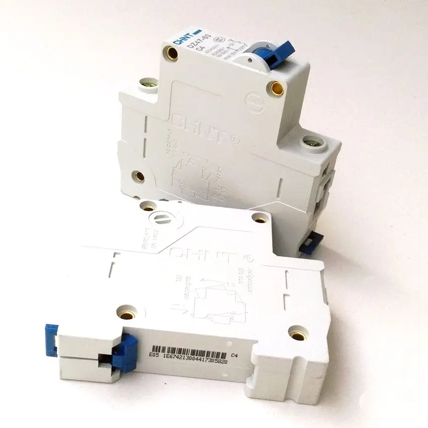 CHINT DZ47 60 C4 AC230/400 V 1 P 4A Номинальный ток полюсный миниатюрный автоматический