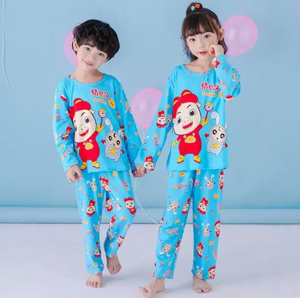 Новейшая модель; детей Костюмы осень-зима для девочек детские пижамы хлопковая ночная рубашка принцессы домашняя Cltoh, 1 комплект - Цвет: model 12