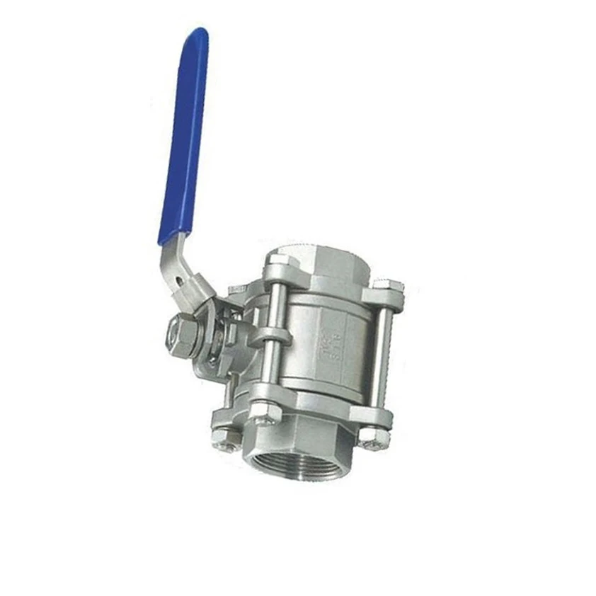 3/" BSP Женская резьба 304 из нержавеющей стали 3 шт. шаровой клапан для воды, нефти газа