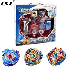 4pcs/set Beyblade Burst B-48 B-66 B-34 B-59 B-79 B-86 Starter Zeno Excalibur .M.I (Xeno Xcalibur .M.I) with launcher kids toys