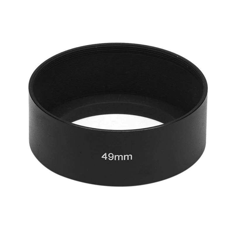 

49MM/55MM/58MM/62MM/67MM/72MM/77MM Metal Long Focus Lens Hood Screw-In Mount For Camera