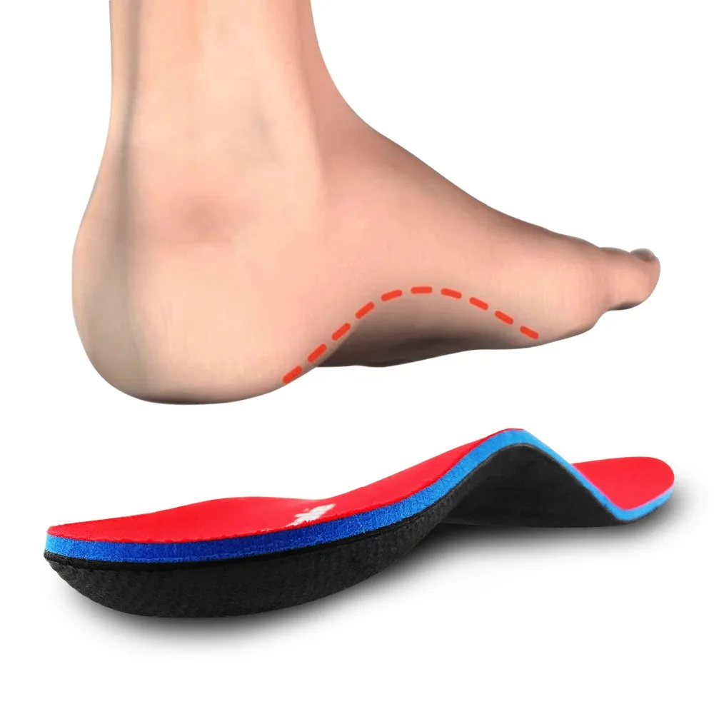 Goede PCSsole orthopedische inlegzolen Platvoeten arch ondersteuning Plantaire Fasciitis, Verlichten Voeten Pijn orthotpedic inserts voor Man en Vrouwen O1005