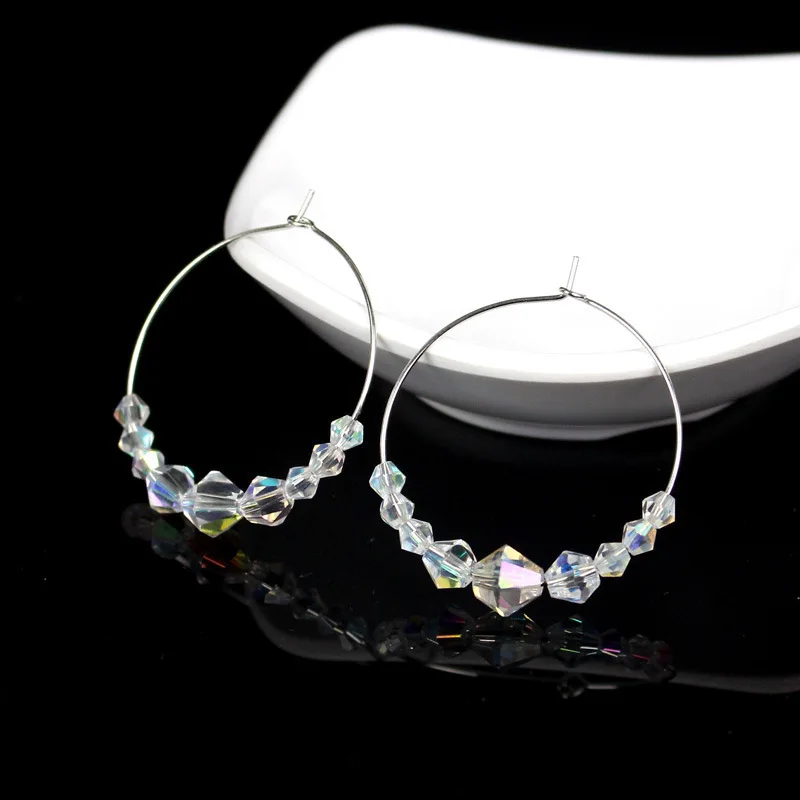 Модные Кристаллы Браслет на руку звено цепи стрейч шарм браслеты для женщин регулируемые вечерние ювелирные изделия Pulseras Mujer