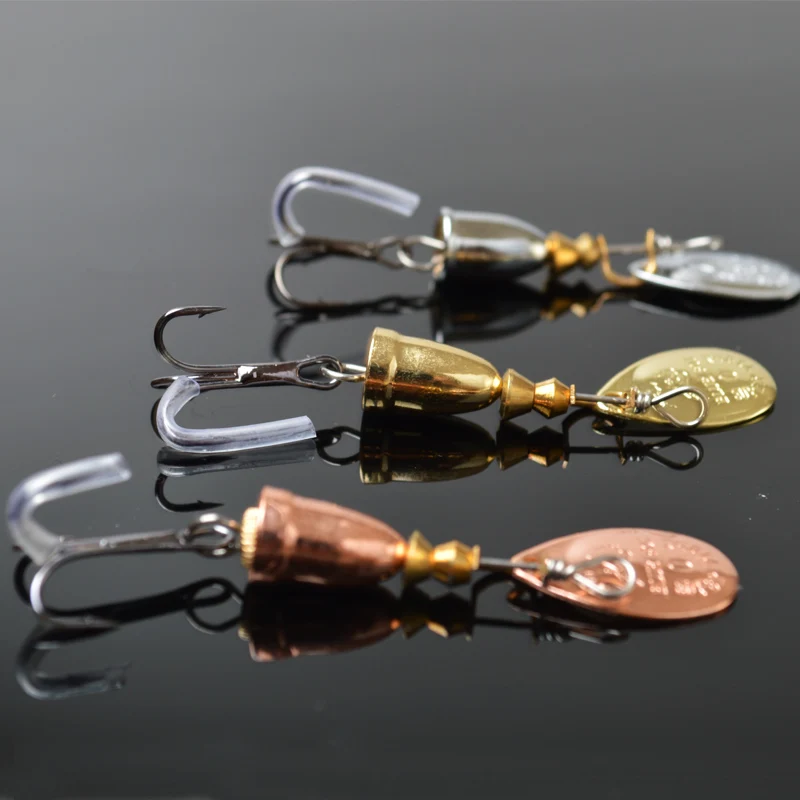 5pcs/lot Spinner Bait Fishing Bass Baits Fishing Lures spinner blades Vibrax Fishing Hooks size