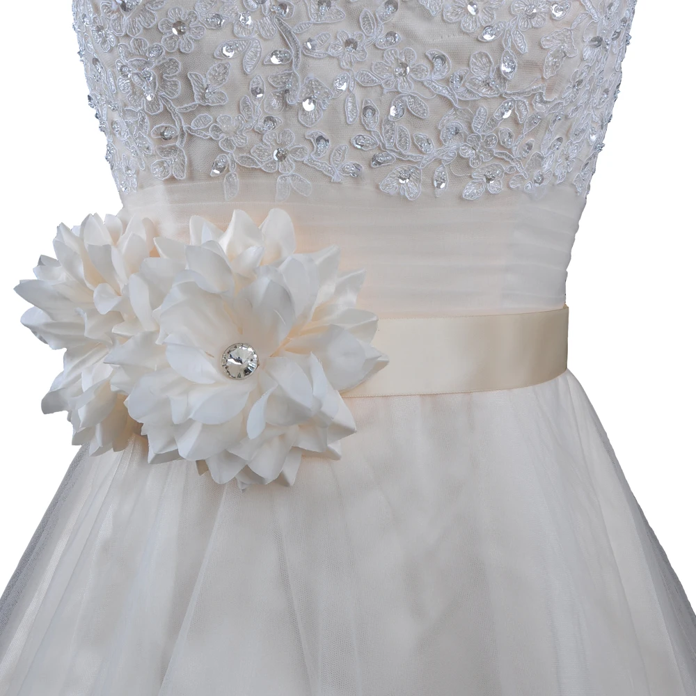 TRiXY S54 handmade Flower Wedding Belts Elegant Bride Bridal Belt